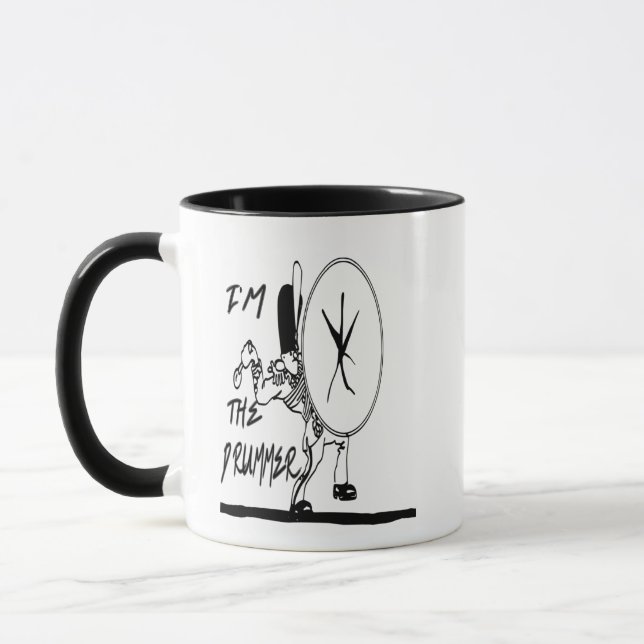 Caneca Sou o Drummer Coffee/tea Mug (Esquerda)