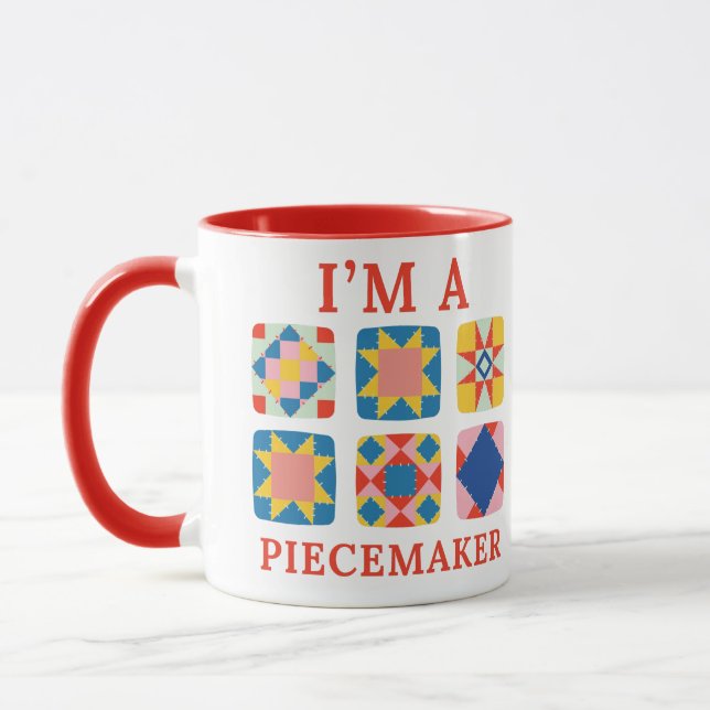 Caneca Sou Piecemaker, Engraçado Quilter (Esquerda)