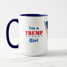 Caneca Sou Uma Garota Trump EUA