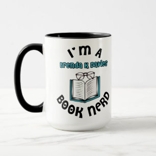 Caneca Sou uma Nerd do Livro da Brenda K Davies