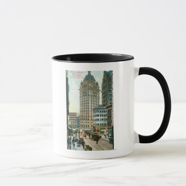 Caneca Southern View on Kearny Rua from Posta Rua (Direita)
