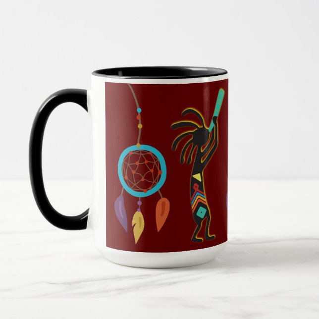 Caneca Southwest Dreamcatchers Kokopelli (Esquerda)