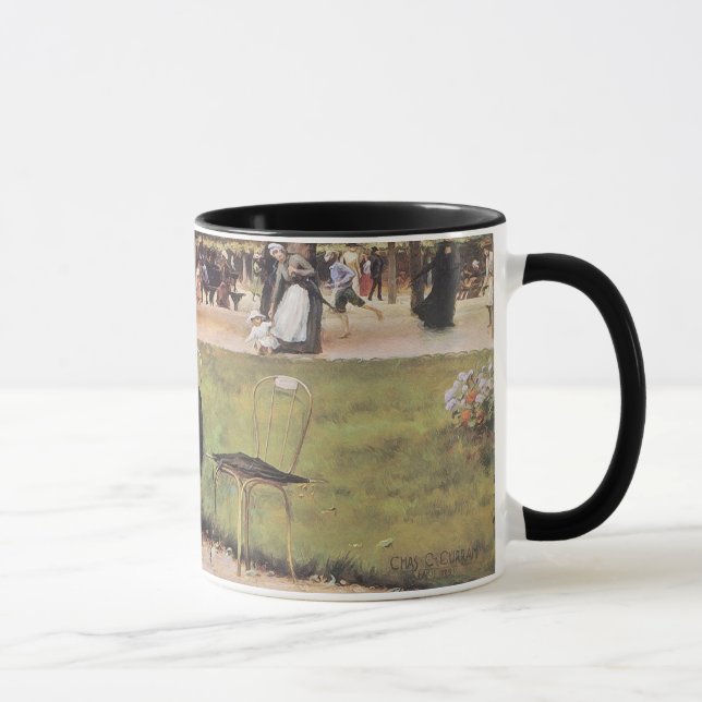 Caneca Spaniel Tibetano no Parque (Direita)