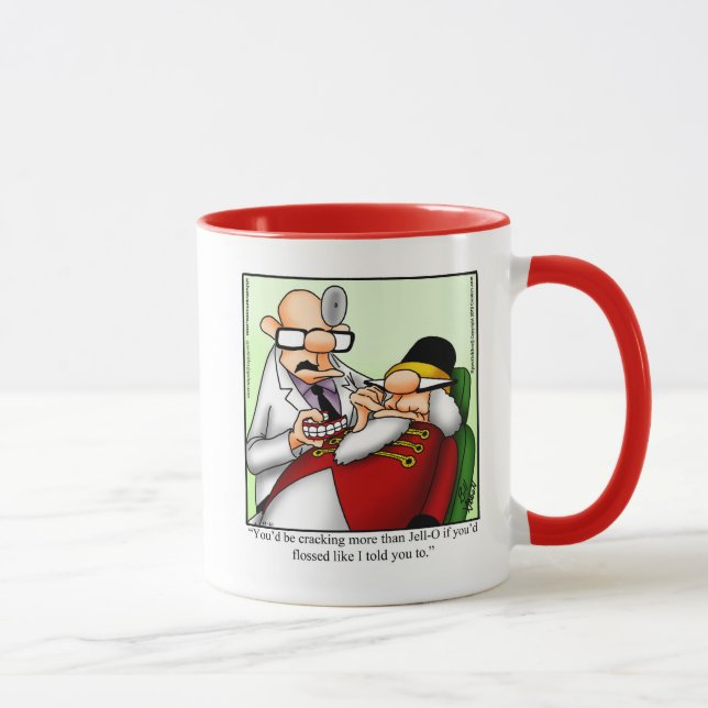 Caneca "Spectickles" do hambúrguer de Natal Humor Mug (Direita)