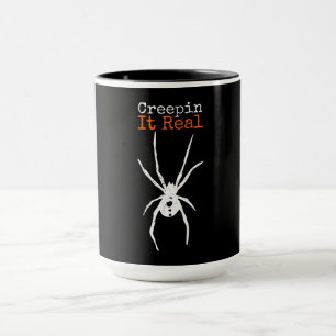 Caneca Spider G Figurino do Dia de as Bruxas engraçado - 