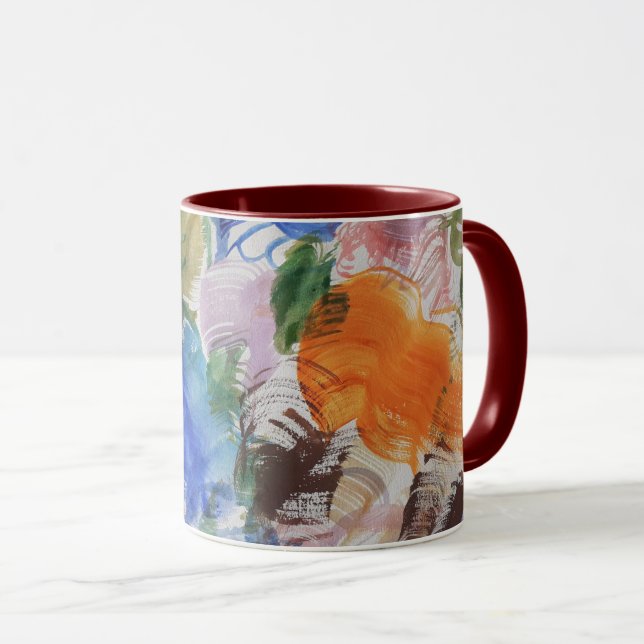 Caneca Splash de cor (Frente Esquerda)
