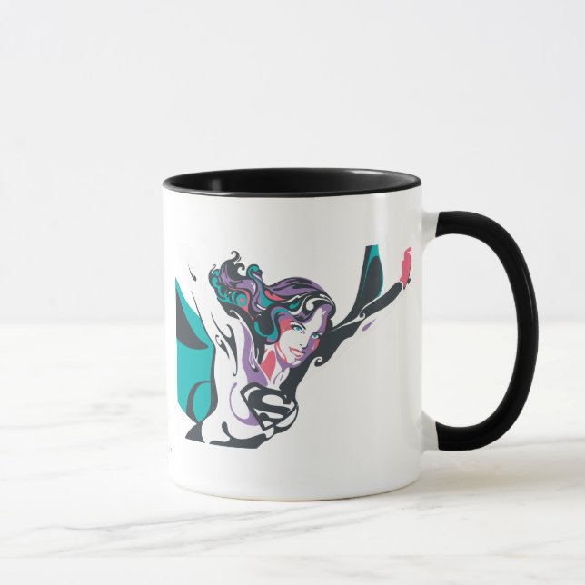 Caneca Splash de Cor da Supergirl 3 (Direita)