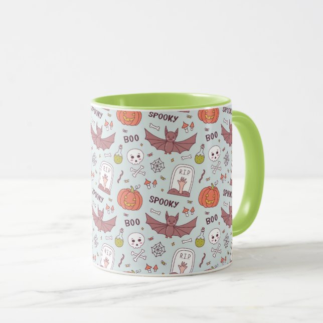 Caneca Spooky Halloween (Frente Esquerda)