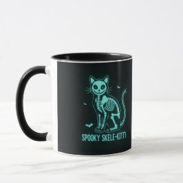 Caneca Spooky Skele-Kitty Mug