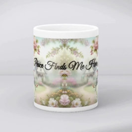 Caneca Spring Birdhouse With Pastel Flowers And Bird