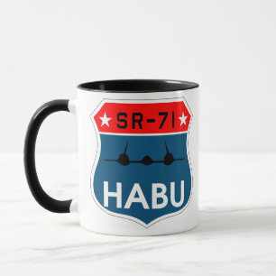 Caneca SR- 71 Habu Mach 3 Insígnia Comemorativa