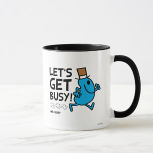 Caneca Sr. Busy   Vamos Obter Texto Preto Ocupado
