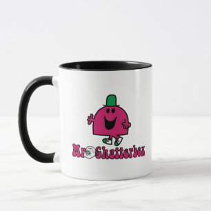 Caneca Sr. Chatterbox Logotipo & telefone