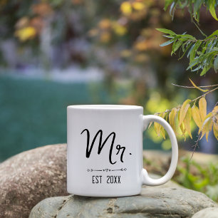 Caneca Sr. e Sra. Est 2023. Presentes para Casais