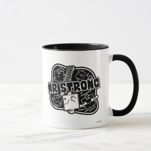 Caneca Sr. Forte   preto & branco