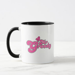 Caneca Sr. Greedy Letra rosa