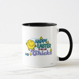 Caneca Sr. Happy   Felz pascoa A Todos Os Meus Pintinhos