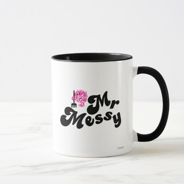 Caneca Sr. Messy | Limpeza Com Vassoura (Direita)