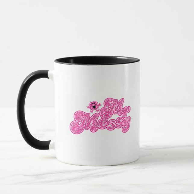 Caneca Sr. Messy | Nome rosa espumante (Esquerda)