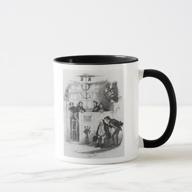 Caneca Sr. Pickwick e Sam no escritório do advogado (Direita)