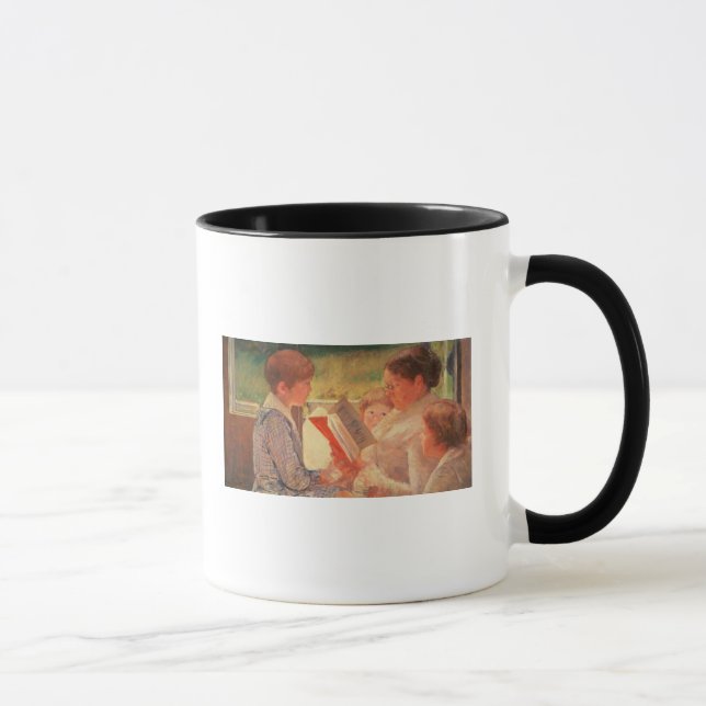 Caneca Sra. Cassatt Leitura a seus netos, 1888 (Direita)