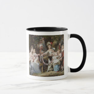 Caneca Sra. Justiniano Casamajor e oito de suas crianças