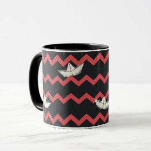 Caneca SS Georgie Boat Chevron Patterno