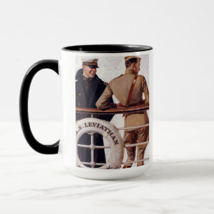 Caneca SS Leviathan, 1918 por Joseph Christian Leyendecke