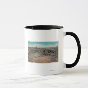 Caneca St Augustine, Florida - o olho do pássaro do Ft.