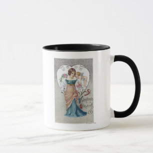 Caneca St. Cupido do cumprimento dos namorados