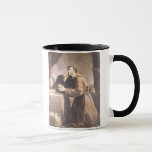 Caneca St Francis de Assisi na oração