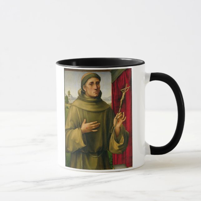 Caneca St Francis de Assissi, c.1490 (tempera no painel) (Direita)