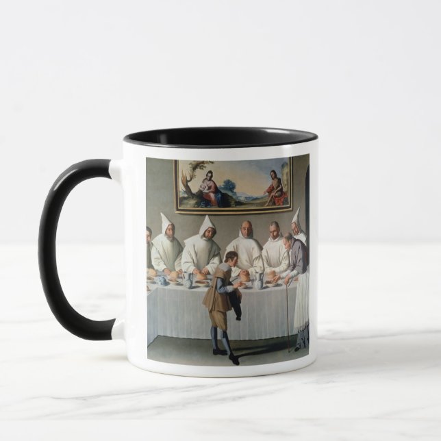 Caneca St. Hugh de Cluny (1024-1109) no Refectory de (Esquerda)