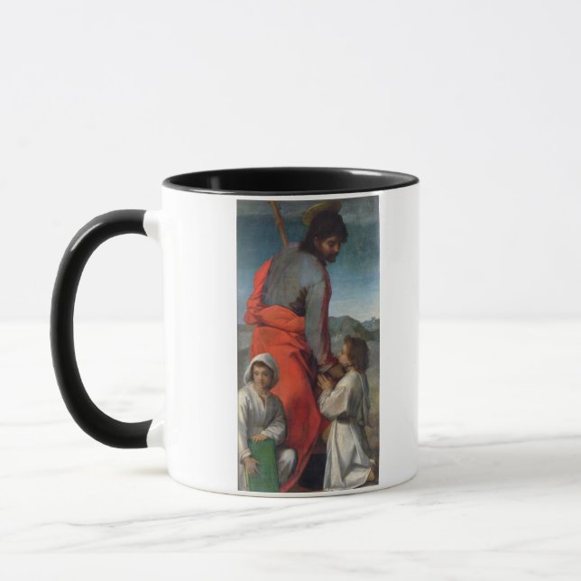 Caneca St. Jacob, c.1524-29 (óleo em canvas) (Esquerda)