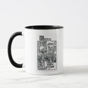 Caneca St Jerome em seu estudo