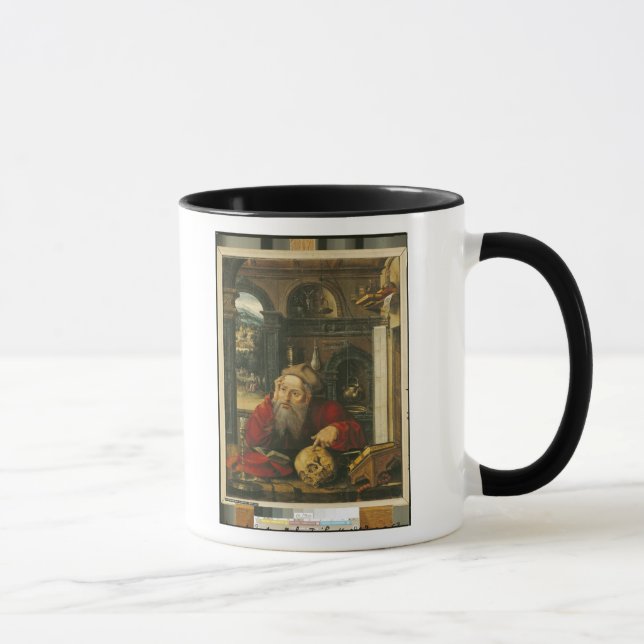 Caneca St Jerome em seu estudo (Direita)