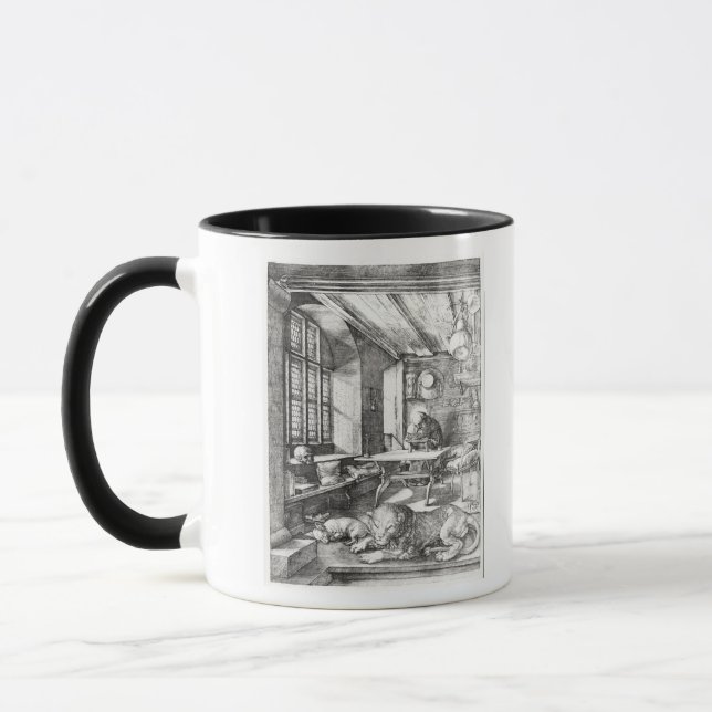 Caneca St Jerome em seu estudo, 1514 (Esquerda)