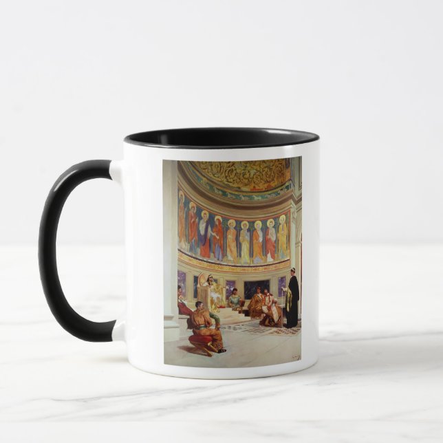 Caneca St John Chrysostom exilado pela imperatriz Eudoxia (Esquerda)
