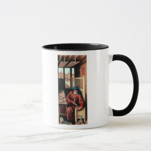 Caneca St Joseph retratou como um carpinteiro medieval
