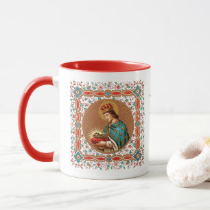 Caneca St. Louis IX com Borda Rinceau (BK 065)