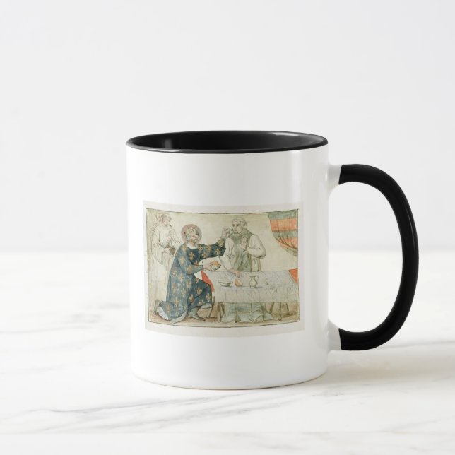 Caneca St Louis que alimenta uma monge avara (Direita)