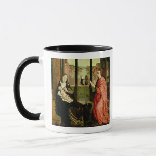 Caneca St Luke que tira um retrato do Virgin