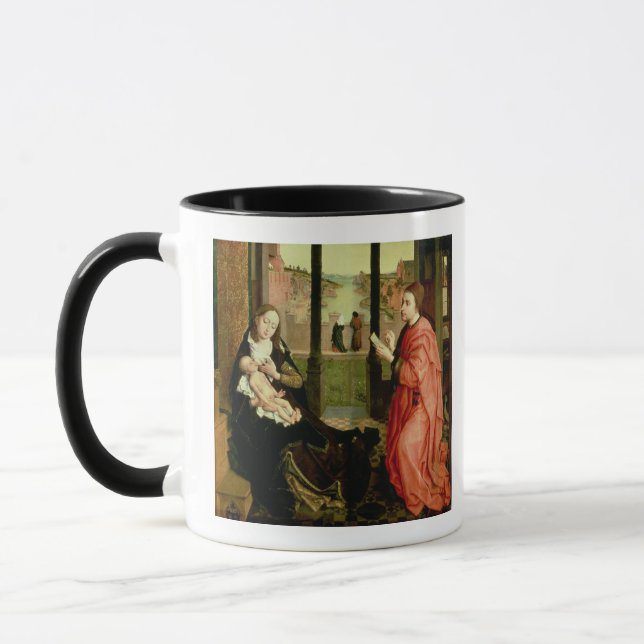 Caneca St Luke que tira um retrato do Virgin (Esquerda)