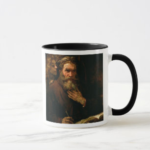 Caneca St Matthew e o anjo, 1655-60 (óleo em canvas)