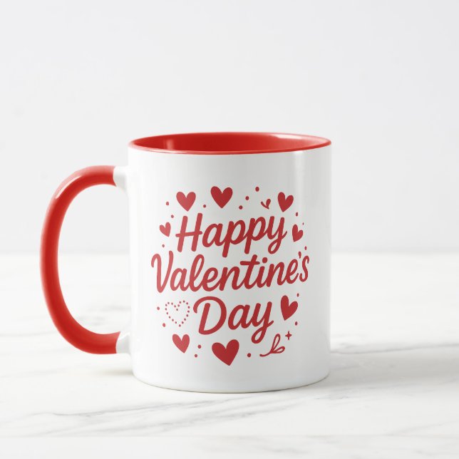 Caneca St. Valentine's Day Red Coffee Mug (Esquerda)