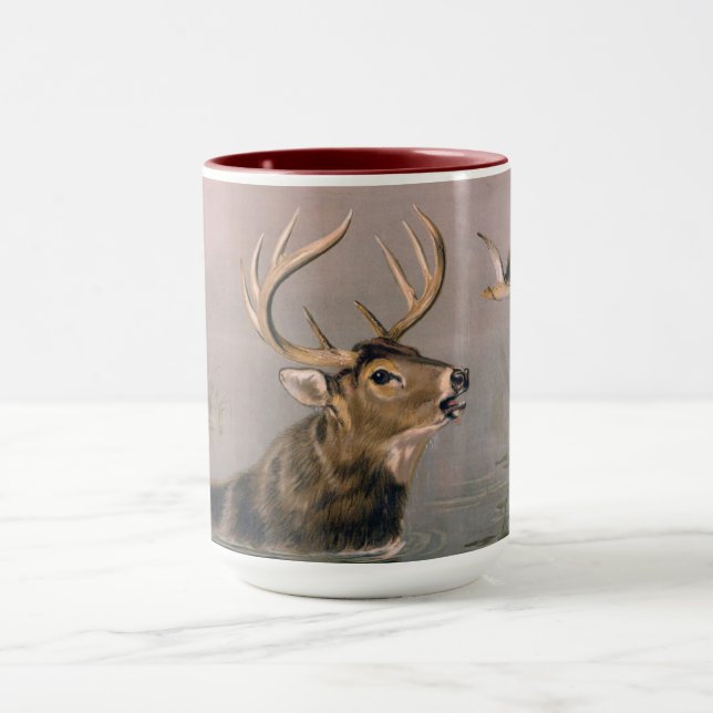 Caneca Stag and Ducks Cerâmica Mug (Centro)