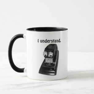 Caneca Stapler De Olhos Googly