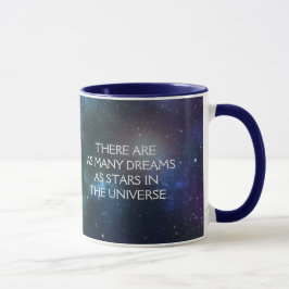 Caneca Starfield com poeira cósmica multicolorido