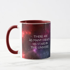 Caneca Starfield com poeira cósmica multicolorido