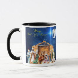 Caneca Starlit Revelation: Mary Você Sabia?" - Mug